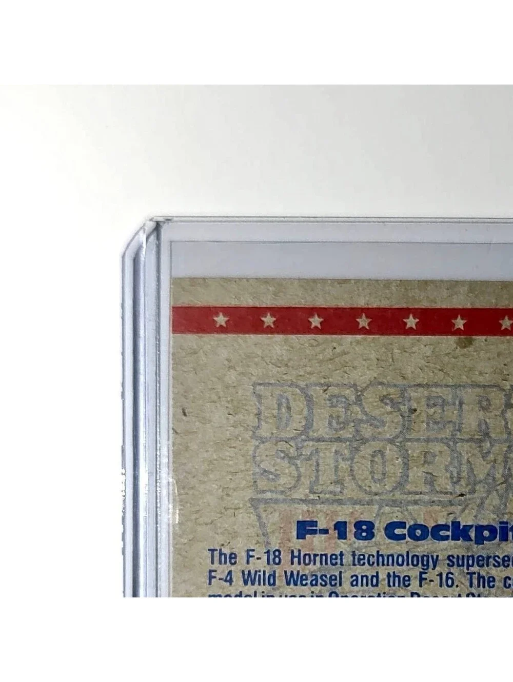 F/A-18 Cockpit 1991 Topps Desert Storm #64 Card